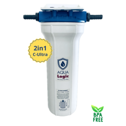 AQUA Logic - Inline - 10 INCH - Gen2 - Inbouw Waterfilter