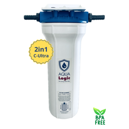 AQUA Logic - Inline - 10 INCH - Gen2 - Inbouw Waterfilter