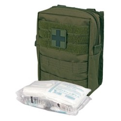 OD Großes 43-teiliges Erste-Hilfe-Paket Molle Pack System Bug Out Bag Pack Notfall