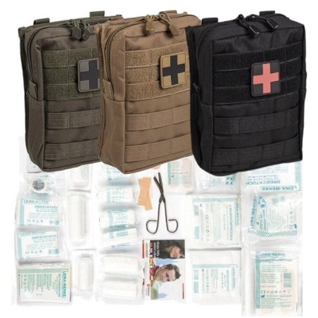 OD Großes 43-teiliges Erste-Hilfe-Paket Molle Pack System Bug Out Bag Pack Notfall