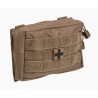 Compact 25-piece first aid package molle pack system bug out emergeny