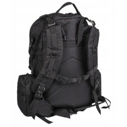 Prepper Defense Pack Assembly Rucksack, großes Hauptfach mit Innentasche vorne und 2 abnehmbaren Seitentaschen