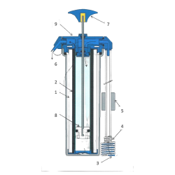 AQUA Logic Travel Mate CCS 0.5mcr hand pump water filter